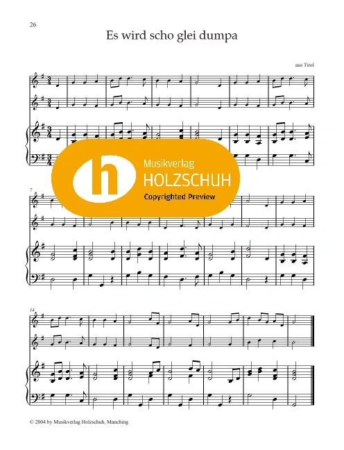 Es wird scho glei dumpa